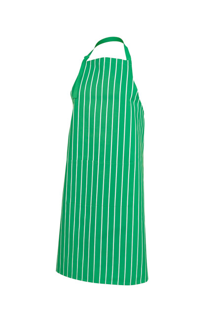 Bib Striped Apron with Pocket (6 Colours)
